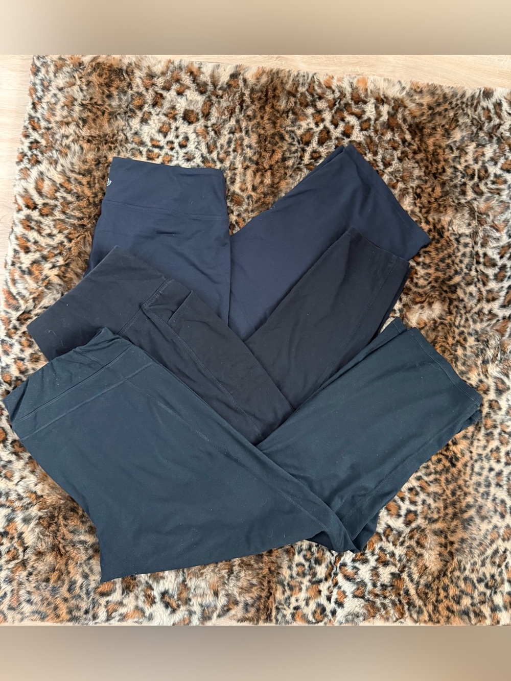 Lot of 3 pairs of Black Yoga Pants XXL